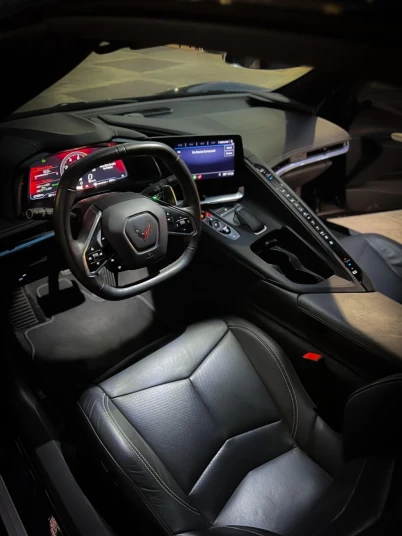 Chevrolet Corvette C8 2023 BLACK&GOLD RENTAL IN DUBAI - undefined